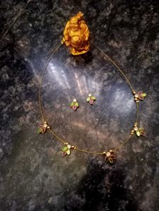Floral Necklace & Earring Set