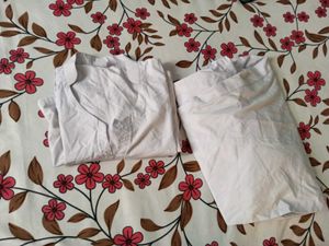 White Cotton Kurta Set, And Free Dupatta As Well
