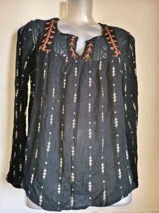 🎊Buy 1, Get 1 Free🎁Black Long Sleeve Top