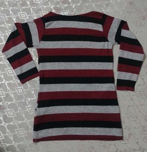 Striped Long Sleeve Top