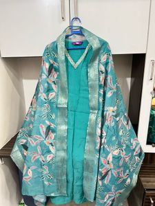Teal Libas Kurta Set