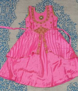 Pink Layered Party Dress