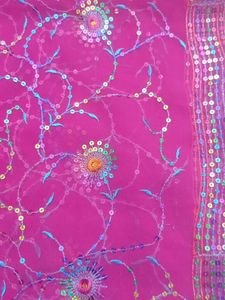 Special Sequins And Resham Handwork Dupatta