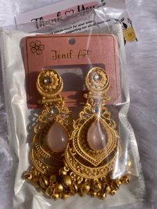 Elegant Gold-Tone Drop Earrings