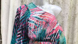Tropical Print Dress