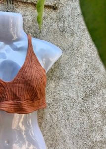 I. SEXY BROWN BRALETTE