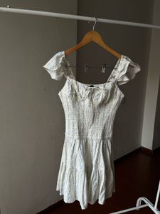 NEW LOOK Frill Mini dress with corset drop waist
