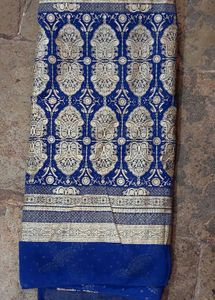 Blue Ethnic Saree