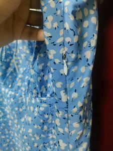 Floral Tie-Front Dress