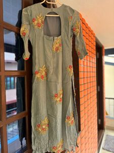 Zari And Bead Work Kurta