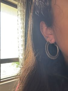 Lightweight Silver Hoops