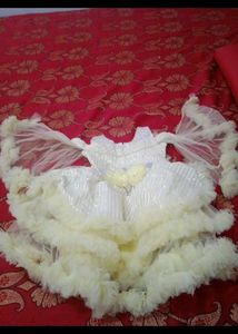 Ruffled Tulle Party Dress