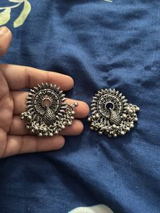 Peacock Jhumka Earrings