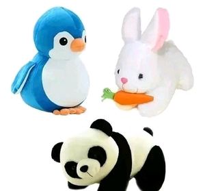 3 Soft Toy Set Very Fluffy