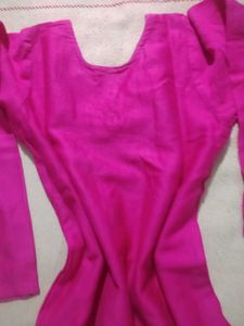 Handmade Pink Short Kurti 💗