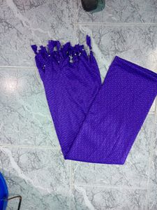 Dark Violet Shawl Dupatta Hijab