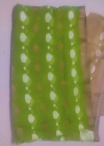 Green Printed Fabric