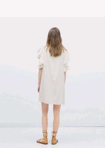 Zara Embroidered Mini Dress