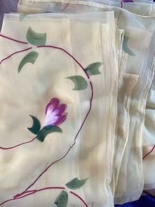 Hand-Painted Silk Scarf