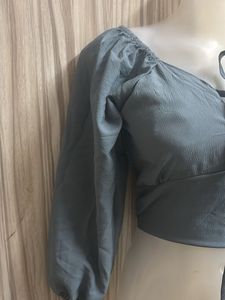 Cute Tie-Front Crop Top