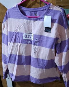 Women Striped Tshirt