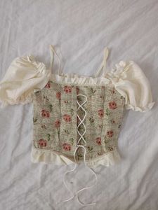 Floral Corset Top