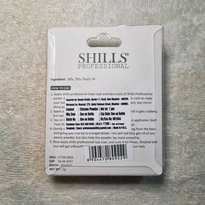 Nykaa Nail Enamel &amp; Shills Chrome Powder