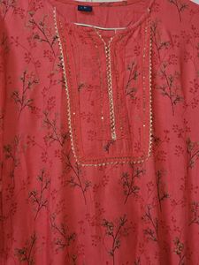 Floral Print Ethnic Kurta