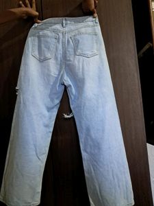 Combo Of Crop Top And Wide Leg Paint