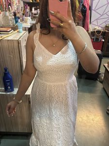 Long White Sundress 100%cotton
