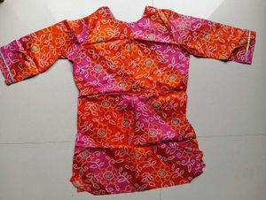 Bandhani Print Short Kurti