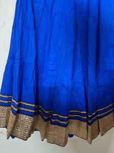 Royal Blue Ethnic Skirt