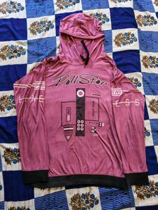 Pink Graphic Hoodie