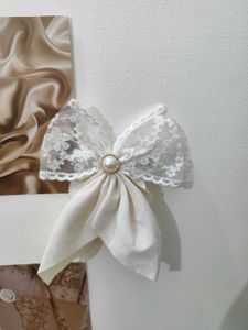 Lace Bow Hair Clip