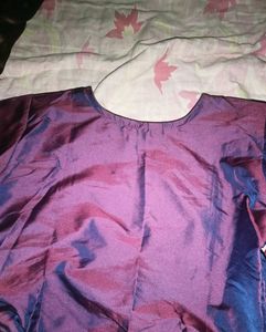 Elegant Purple Kurta Set