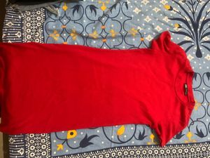 Red Zara dress
