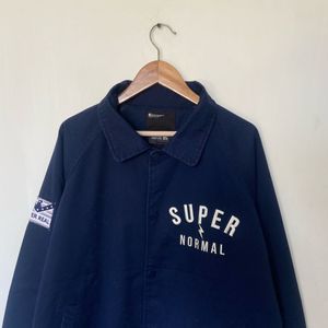 Super Normal Navy Coach Jacket