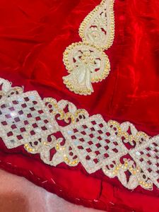 Velvet Lehenga Set