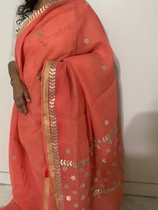 Gotta Patti Saree With Blouse