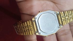 Vintage Casio A158WEA-9 Gold Digital Watch