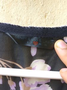 Brand New Dj&amp;C Floral Black Top 😍