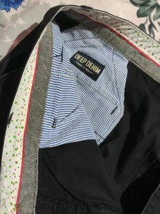 Deep Denim Branded Men&#39;s Pant