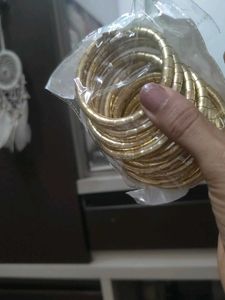 Gold Bangle Set - Indian Jewelry