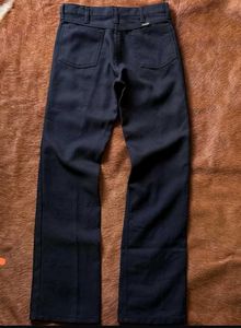 Navy Blue Work Pants Wide Leg