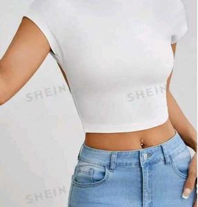 White Crop Top
