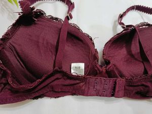 🇳🇿💫💗 Maroon Sexy Look Lace Bra