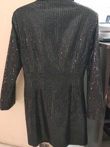 ZABELLA Black Sequin Blazer Cum Dress NEW YEAR