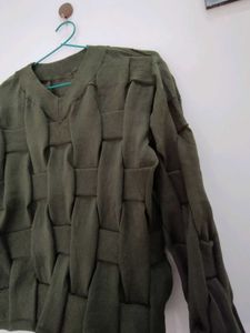 Textured Knit Pullover🍹🎀