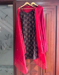 Brand New Pretty Jaipuri  Printed Strap Suit Set