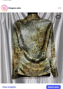Vintage Patterned Blouse